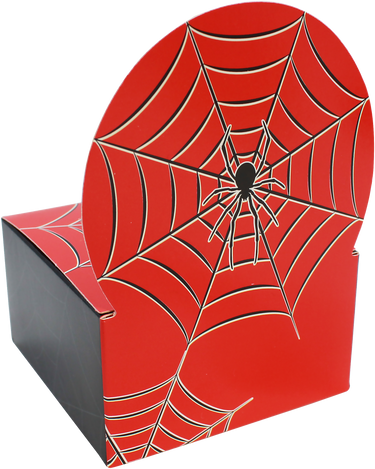 Caixa Fun Teia Homem Aranha - Pct 10 Unidades